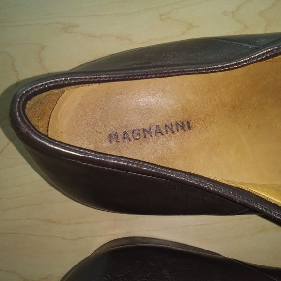 Magnanni cap toe dark brown cap toe dress oxford main image 5